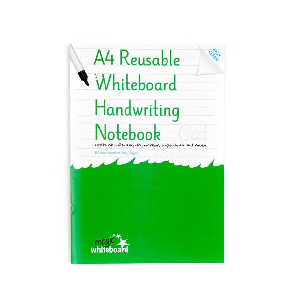 a4 reusable whiteboard handwriting notebook