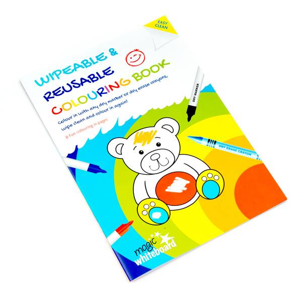 A4 Kinder abwischbar & Reusable Colouring in Buch